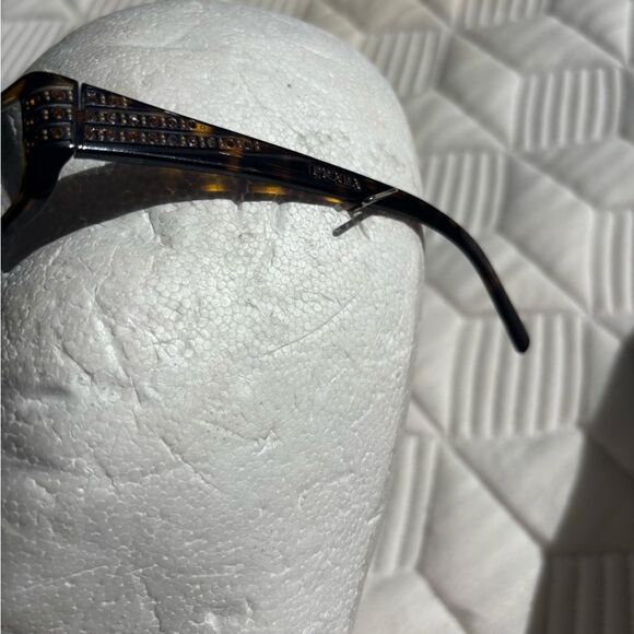 Prada Eyeglasses VPR 07L 2AU-1O1 Crystals eyewear Rhinestones glasses Frames main image 4